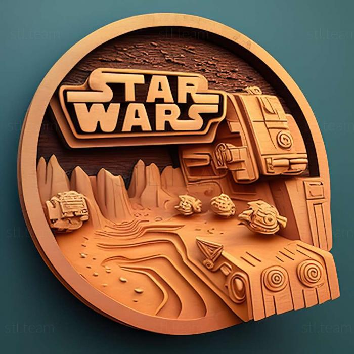 3D model Star Wars Galactic Battlegrounds game (STL)